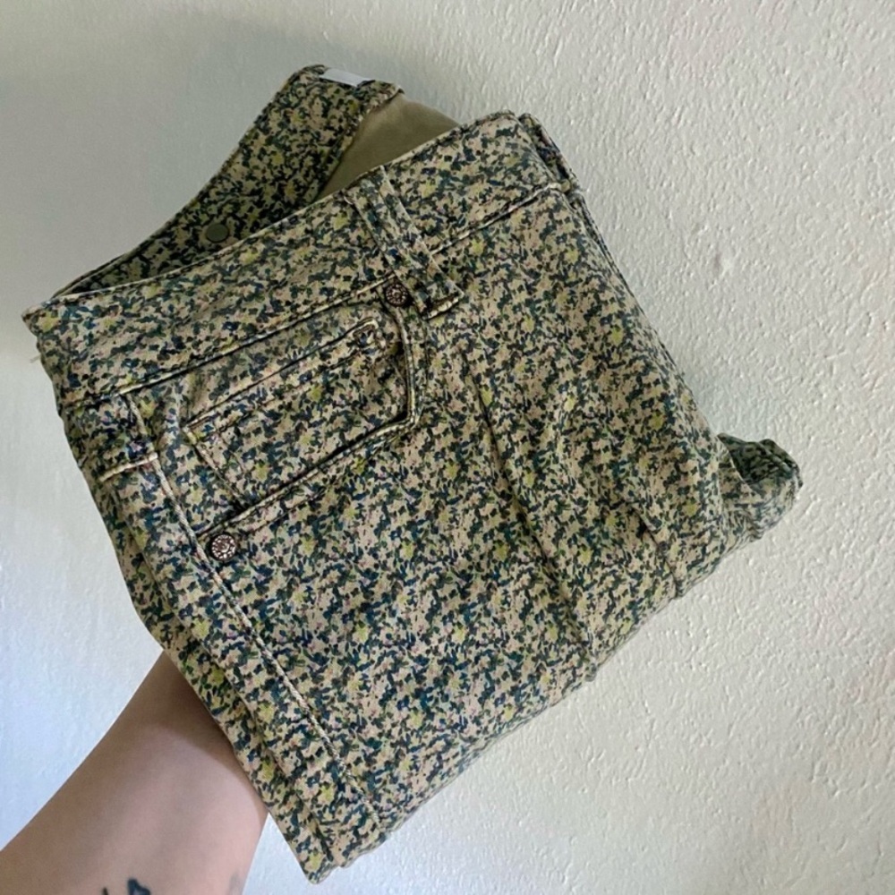 Cabi Ditzy Floral Print Skinny Jeans